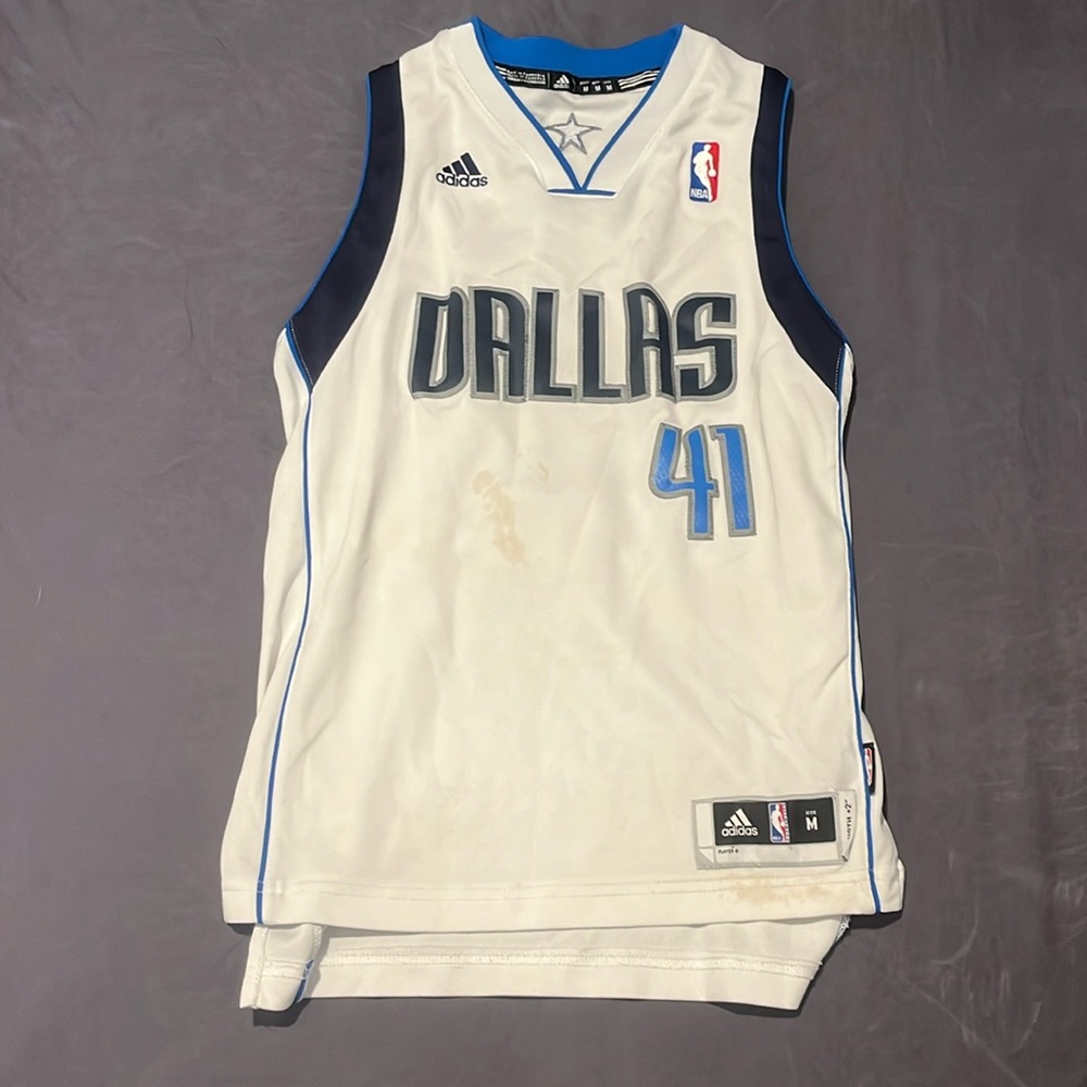 Adidas Dirk Nowitzki Jersey Youth Medium +2